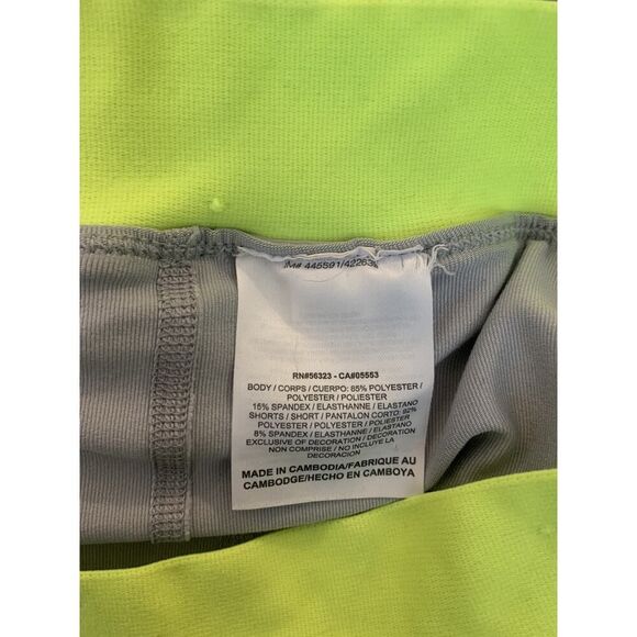 Nike Court Victory Pleated Tennis Skirt Neon Skort y2k Gray Purple Mini Stripe S - Picture 6 of 6